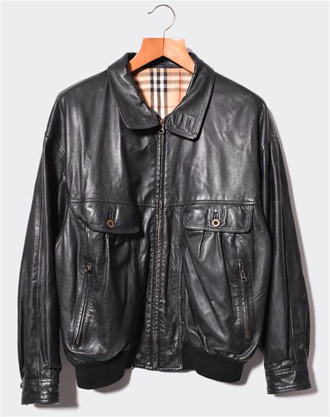 burberry leather jacket fake|burberry leather jacket men's.